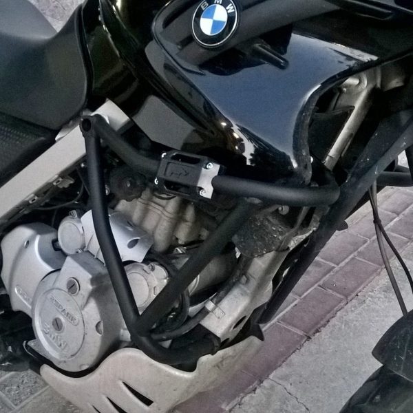 BMW F650 GS Crash Bars designed for maximum engine and fairing protection.