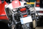HONDA CRF 1000L Pannier Racks AT (2016-2017) - Asymmetrical Exhaust Cutout - Image 5