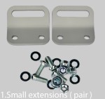 Triko Platform Luggage Rack Extensions – Black Powder Coated Aluminium - Image 2