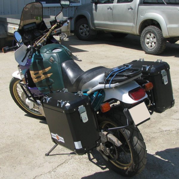 HONDA AFRICA TWIN RD07/A Aluminium Panniers by Heavy Duties