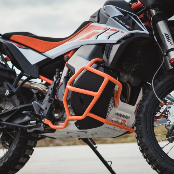 KTM 790 / 890 Adventure Crash Bars designed for maximum engine and fuel tank protection.