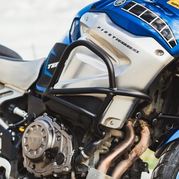 Yamaha XT1200Z Crash Bars designed for maximum engine and fairing protection.