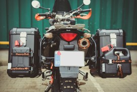 Aluminium panniers cases canisters jerry can holder