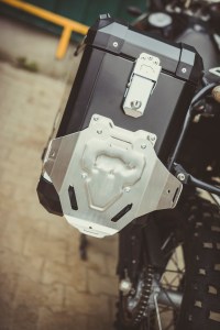 Aluminium panniers cases canisters jerry can holder