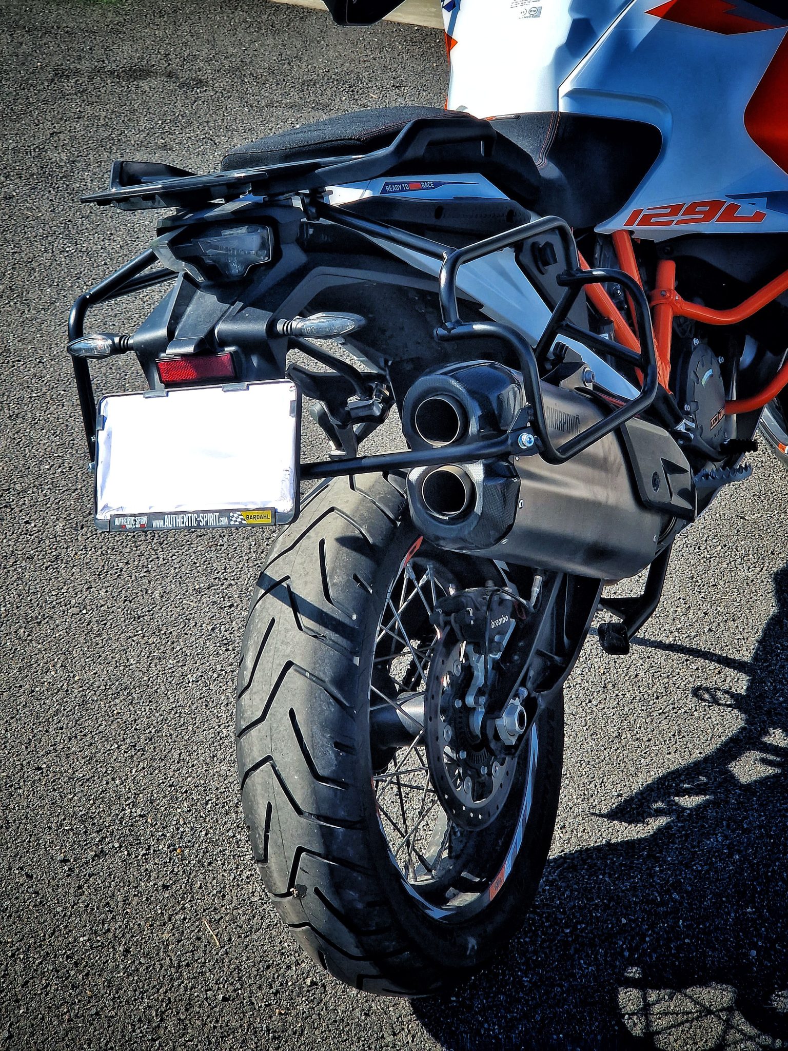 KTM 1290 Super Adventure Pannier Racks (2021-) – Asymmetrical (Exhaust Cutout) - Image 6