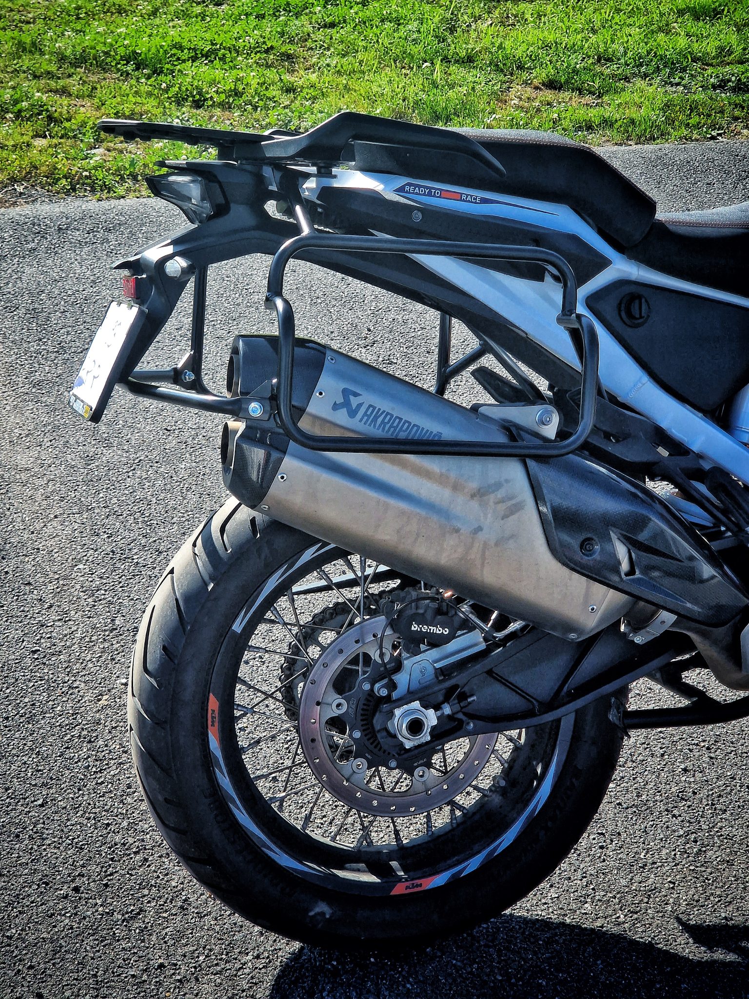 KTM 1290 Super Adventure Pannier Racks (2021-) – Asymmetrical (Exhaust Cutout) - Image 4