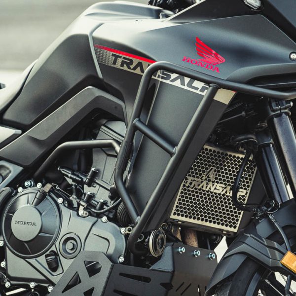 Honda Transalp 750 Crash Bars are built to protect your motorcycle’s most vulnerable components