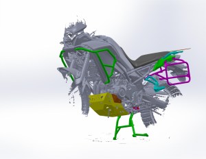 Motorcycle Center Stand for CFMOTO 450MT | Heavy Duties - Image 11