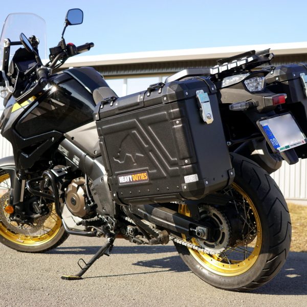 Rhino Aluminium Panniers - SUZUKI V-Strom 1050 (Exhaust Cutout 48/40 l)
