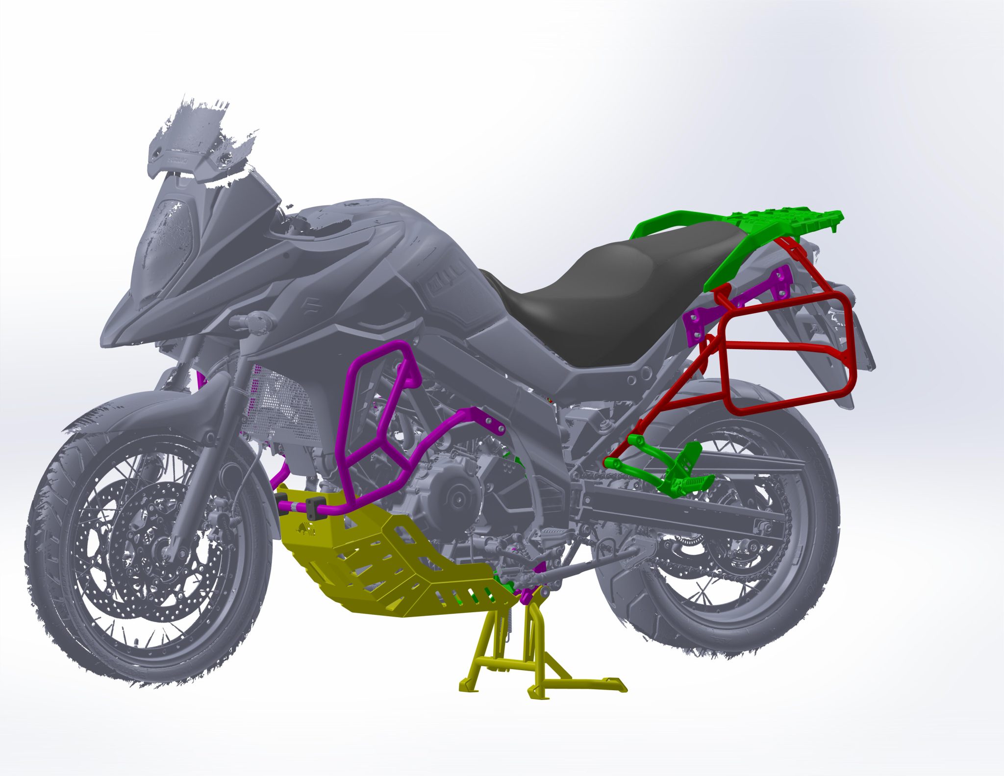Motorcycle Center Stand for SUZUKI V-Strom 650 (XT/DE) - Image 6