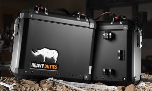 CFMOTO 450MT Exhaust Cutout 48/40 l Classic Aluminium Panniers - Image 3