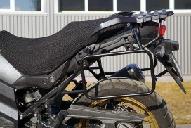 SUZUKI V-Strom 650 Pannier Racks (XT/DE) – Asymmetrical (Exhaust Cutout) - Image 8