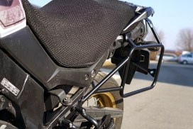 SUZUKI V-Strom 650 Pannier Racks (XT/DE) – Asymmetrical (Exhaust Cutout) - Image 7