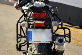SUZUKI V-Strom 650 Pannier Racks (XT/DE) – Asymmetrical (Exhaust Cutout) - Image 6