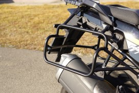 Suzuki V-Strom 1050 Pannier Racks – Asymmetrical (Exhaust Cutout) - Image 4