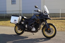 SUZUKI V-Strom 1050 Exhaust Cutout 48/40 l Classic Aluminium Panniers - Image 5