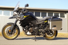 SUZUKI V-Strom 1050 Exhaust Cutout 48/40 l Classic Aluminium Panniers - Image 10