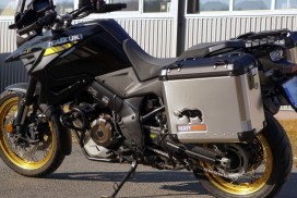 SUZUKI V-Strom 1050 Exhaust Cutout 48/40 l Classic Aluminium Panniers - Image 9