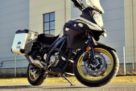 SUZUKI V-Strom 650 Exhaust Cutout 48/40 l Classic Aluminium Panniers - Image 6