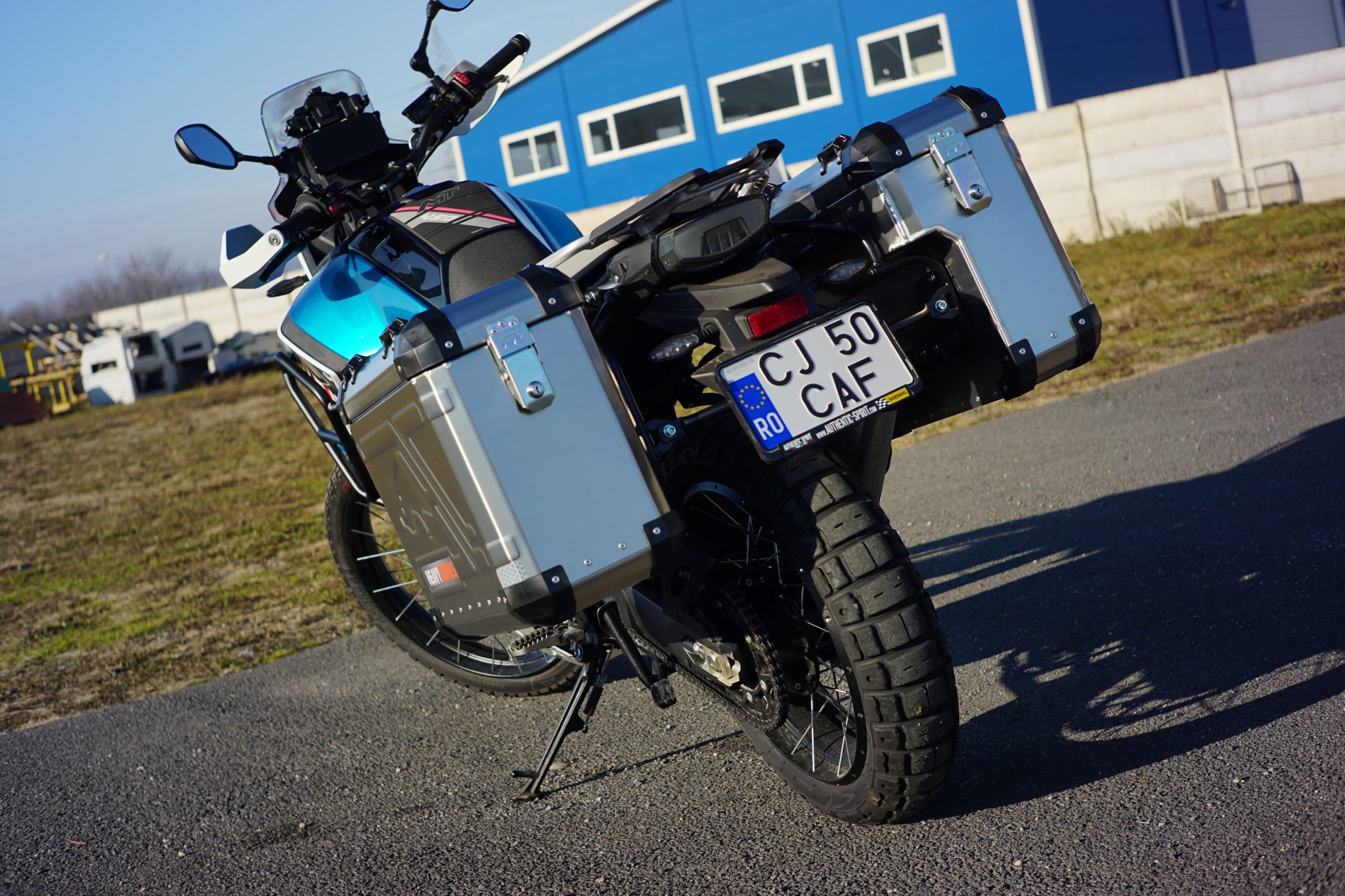 Rhino Aluminium Panniers - CFMOTO 450MT (Exhaust Cutout 48/40 l) - Image 14