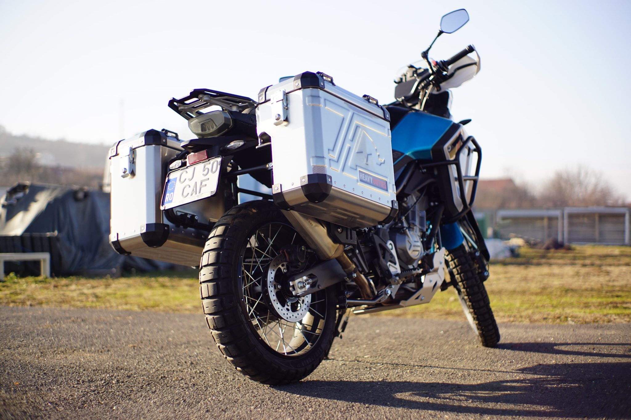 Rhino Aluminium Panniers - CFMOTO 450MT (Exhaust Cutout 48/40 l) - Image 16