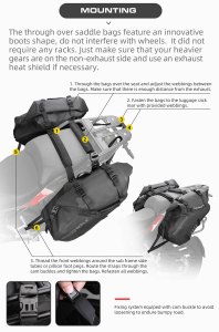 Rhinowalk Saddle Bags - Image 6