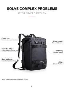 Rhinowalk Waterproof Modular Tail Bag 30L - Image 6